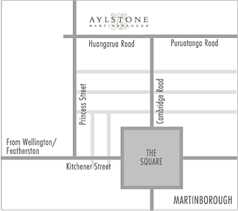 Aylstone location map